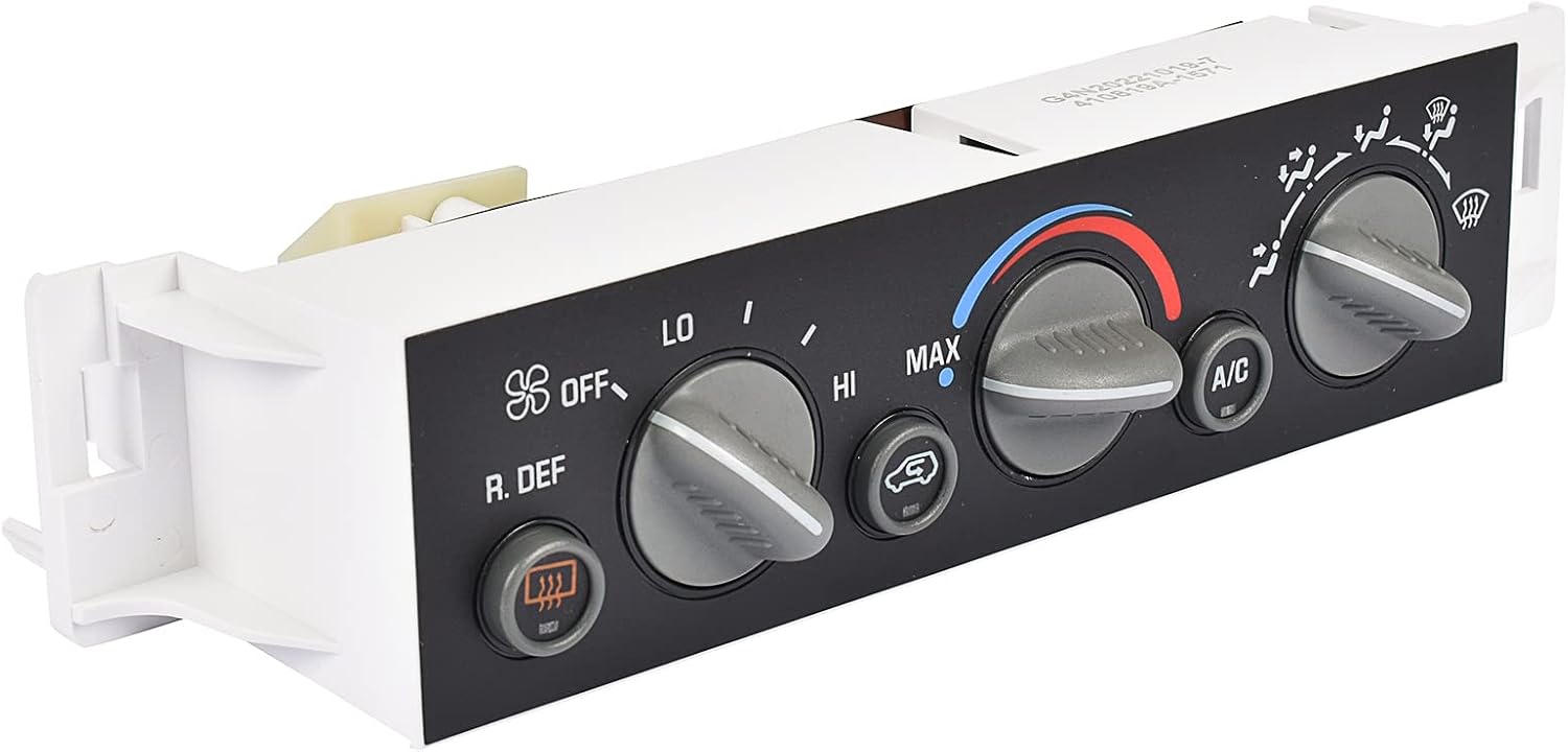 A/C Heater Climate Control Compatible with Chevy Blazer 1996 Suburban 1996-1999 C1500 C2500 C3500 K1500 K2500 K3500 Tahoe 1996-2000 09378805 1572547
