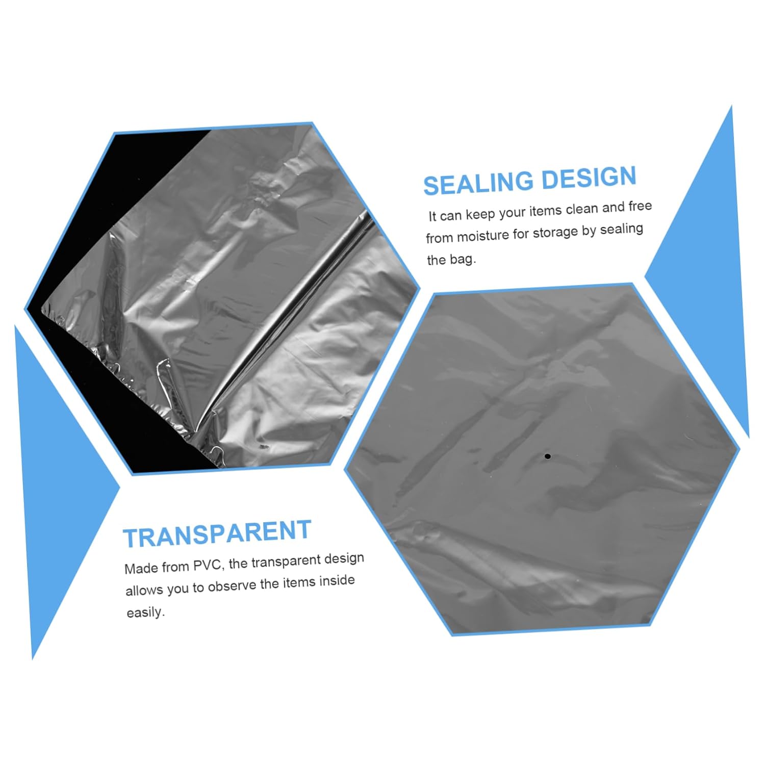 300pcs Heat Shrink Film Bags Shrink Wrap for Bottles Shoes and Crafts Various for Packaging and Display