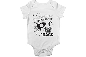 My Godmother Loves Me to the Moon and Back Baby Bodysuit
