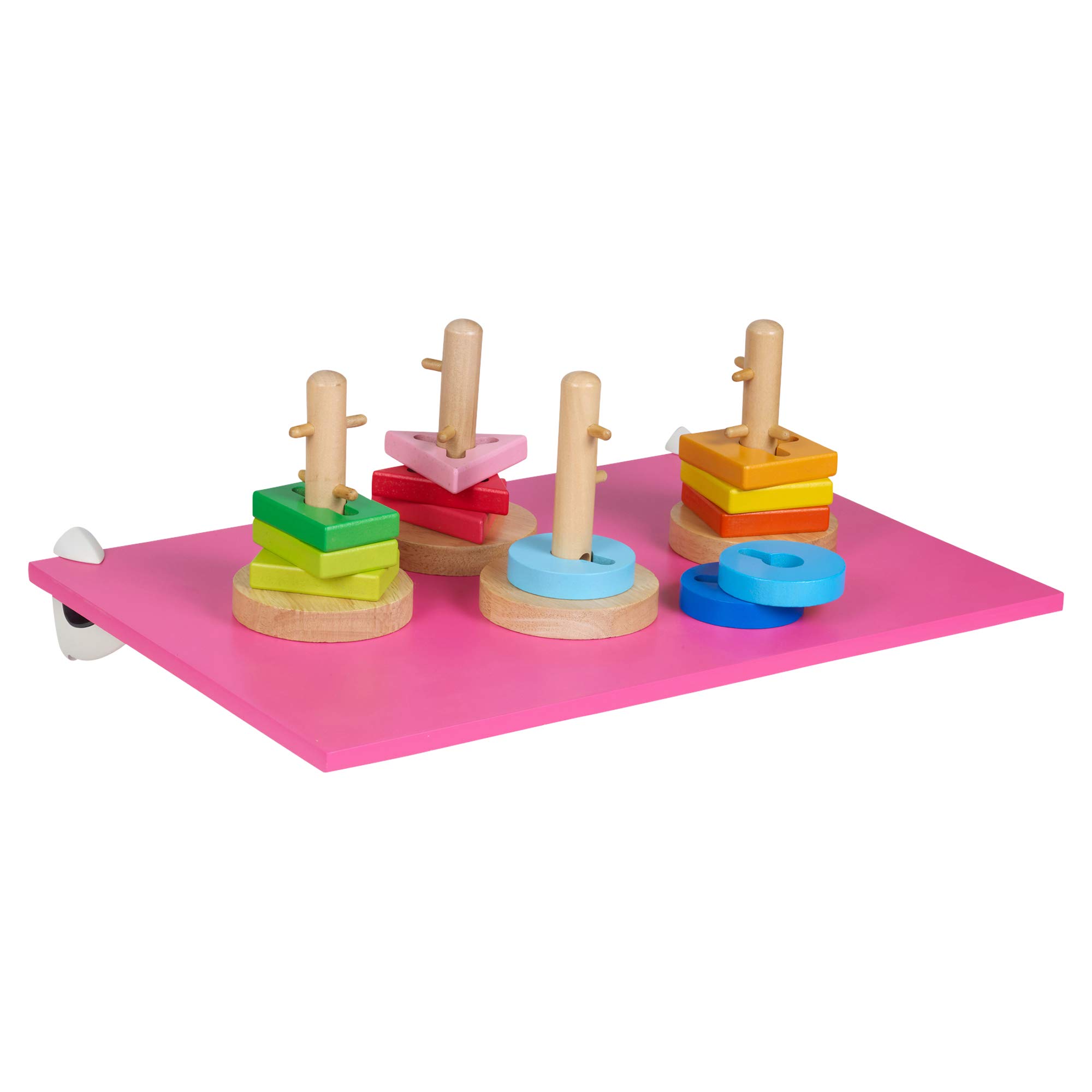 Urbn-Living SlimLine Kids Floating Wall Shelf Organiser (Pink)