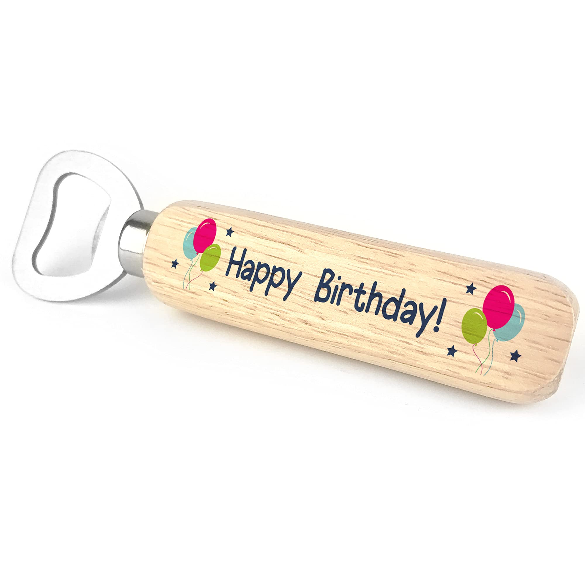 Happy Birthday Gift for Mum Dad Brother Sister Wooden Bottle Opener