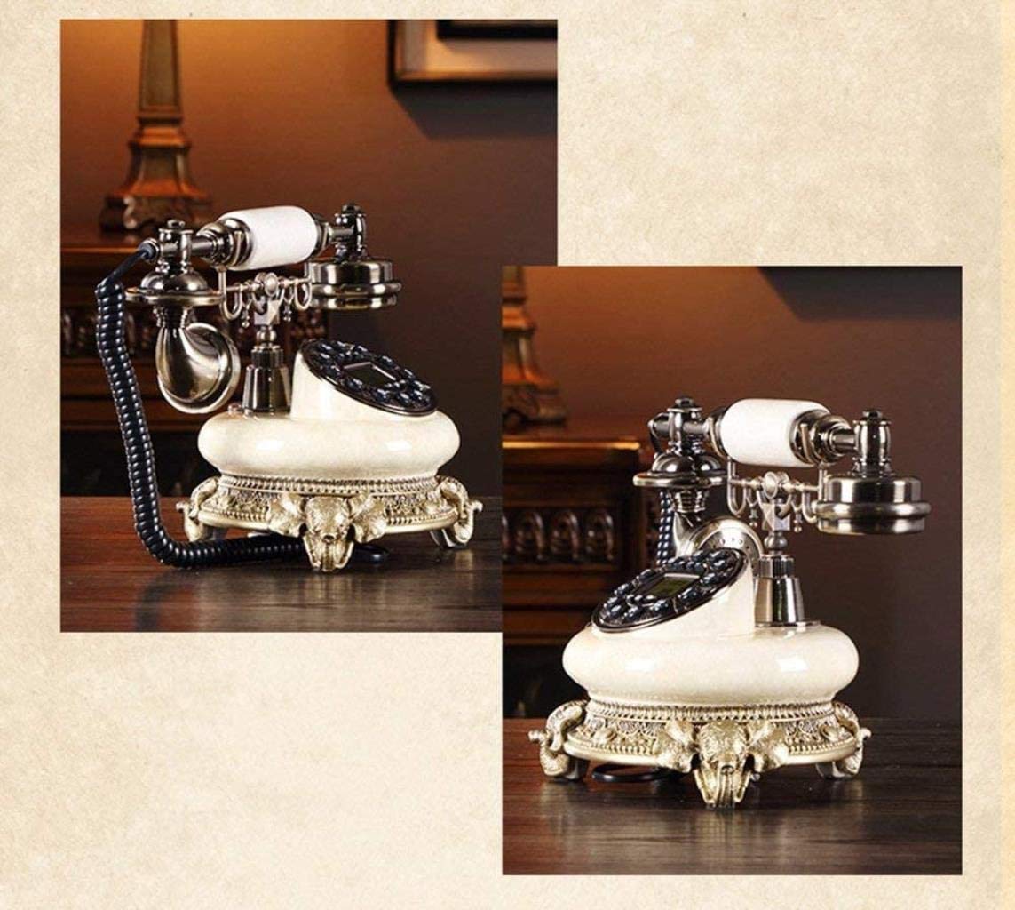 Tradycyjny telefon, Europejski retro Telefon biurowy przewodowy Domowy stacjonarny