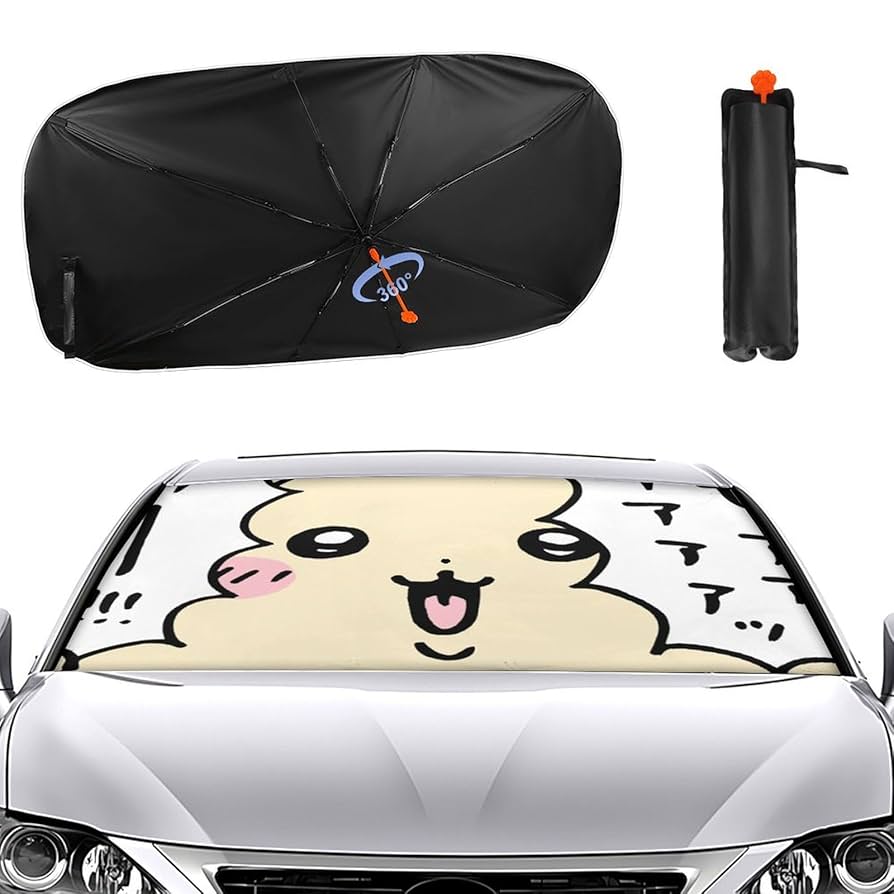 Amazon.co.jp: 車用サンシェード ちいかわ ラッコ 車用パラソル