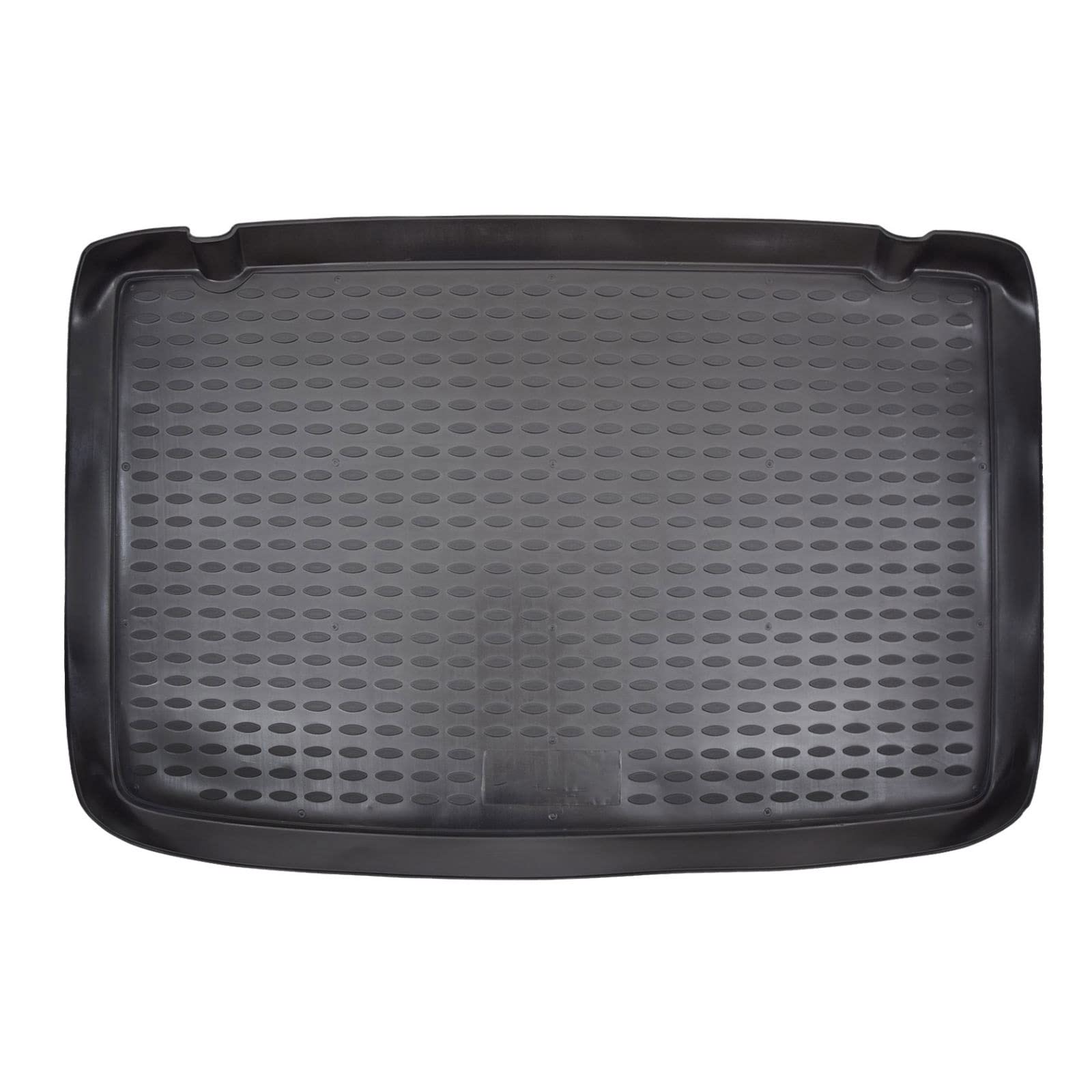 J&J AUTOMOTIVE Tapis De Coffre Caoutchouc Premium Pour Clio 3 2005-2012 - Protecteur Antidérapant Bord Haut