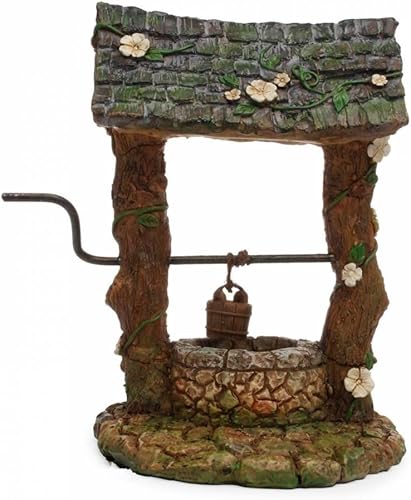 YOTE Miniature Wishing Well MG160 - Casa de muñecas en miniatura para jardín de hadas