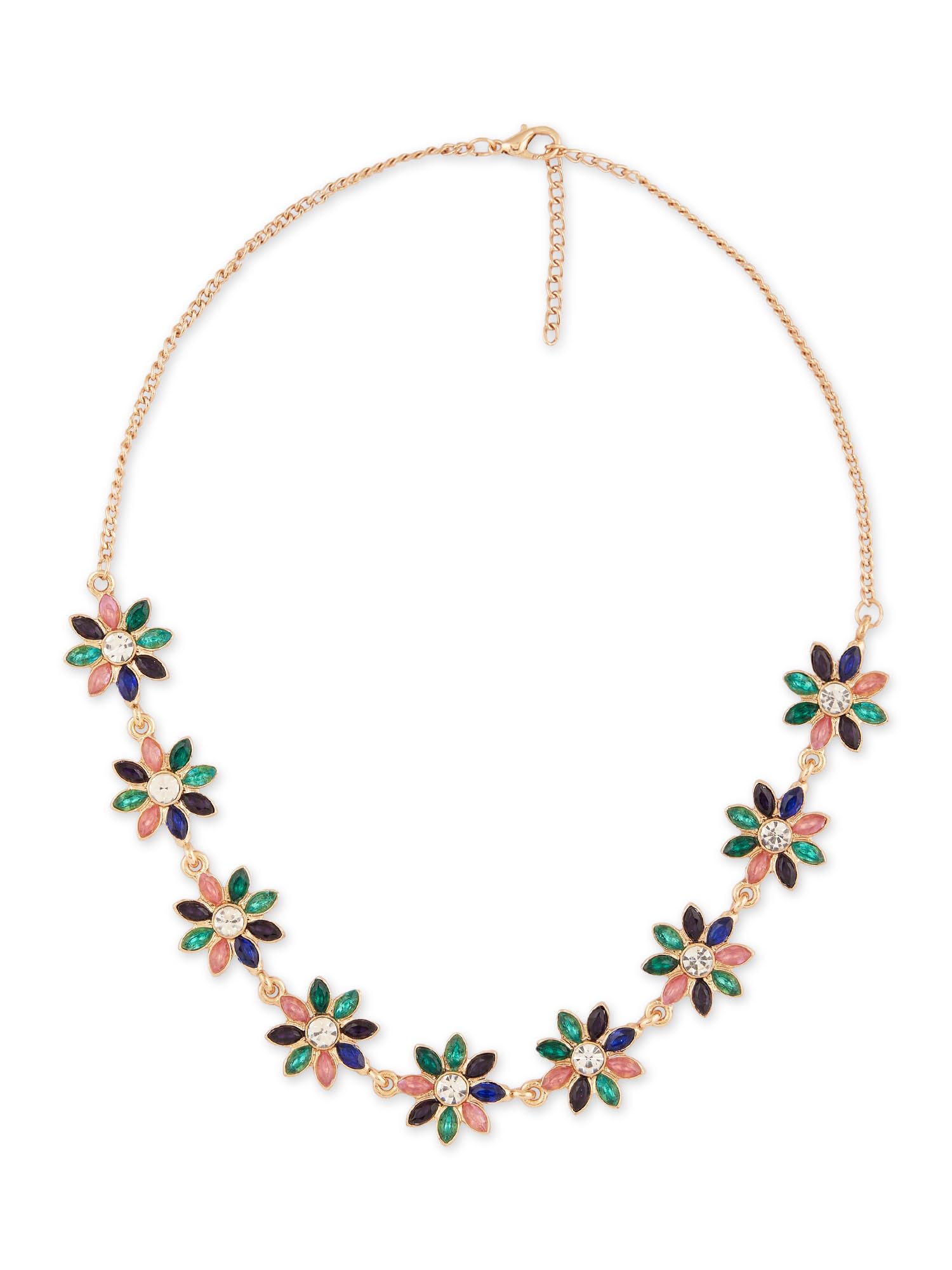 See full amazon price history chart for ZAVERI PEARLS Multicolor Dazzling Stones Embellished Contemporary Flowers Necklace For Women-ZPFK18051 ZAVERI PEARLS Multicolor Dazzling Stones Embellished Contemporary Flowers Necklace For Women-ZPFK18051 (B0D4M1NCZW) Amazon Price History, Amazon Price Tracker