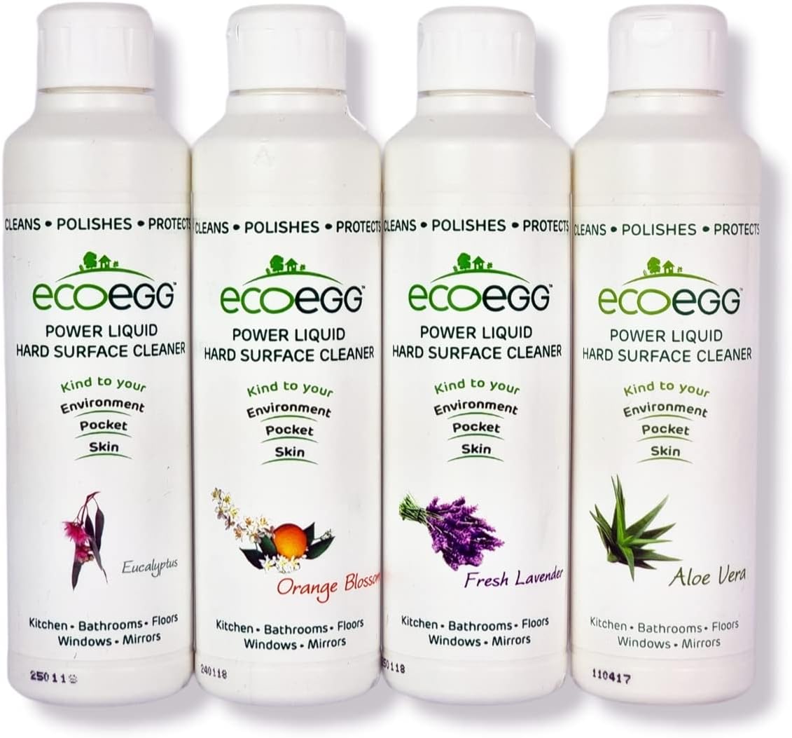 4 x 250ml Ecoegg Power Liquid MultiPurpose Hard Surface Cleaner 4
