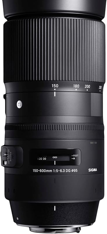 Lente Sigma 150-600 mm 5-6.3 DG OS HSM contemporánea para Nikon