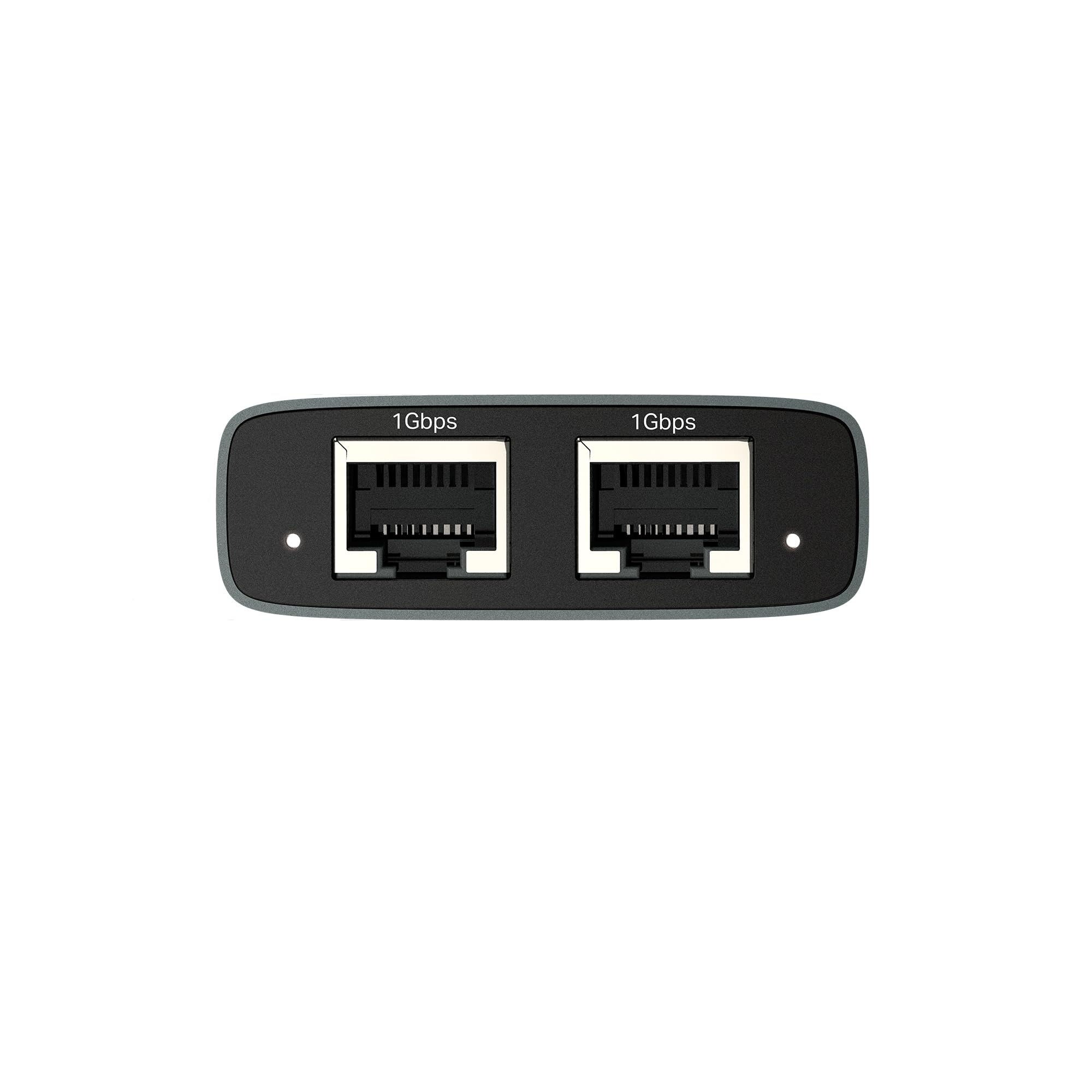 TP-Link Répartiteur Ethernet 1 vers 2, 1000 Mbps, haute vitesse, double port, répartiteur Internet, compatible avec les câbles Cat8/7/6/5e/5, USB-C et Ethernet inclus, étui en aluminium, Plug and Play