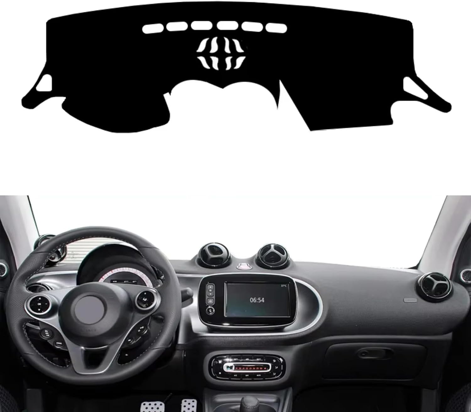Fit for Mercedes-Benz Smart Fortwo 2014-2025,Dash Cover,Dashboard Cover,Interior Dash Covers,Dashboard Cover Mat,Car Accessories