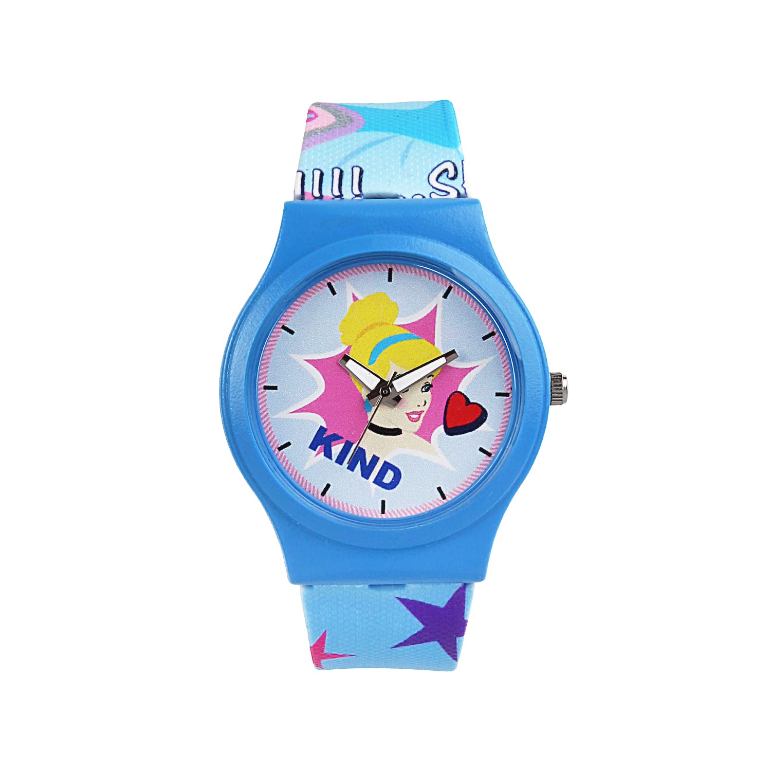 Disney Princess Wrist Watch Princess Kind Blue Cute Round Analogue Wrist Watch Multicolor Kids Birthday Gift for Girl Age 3 to 12 Years (B09NQ5H8GD) Amazon Price History, Amazon Price Tracker