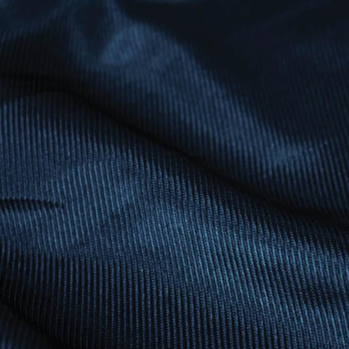 Stylish FABRIC 2-Way Stretch Solid Color Nazzle Sports Knit, Sportswear, Uniform, Apparel Fabric and DIY Projects, Navy Dark 1 Yard
