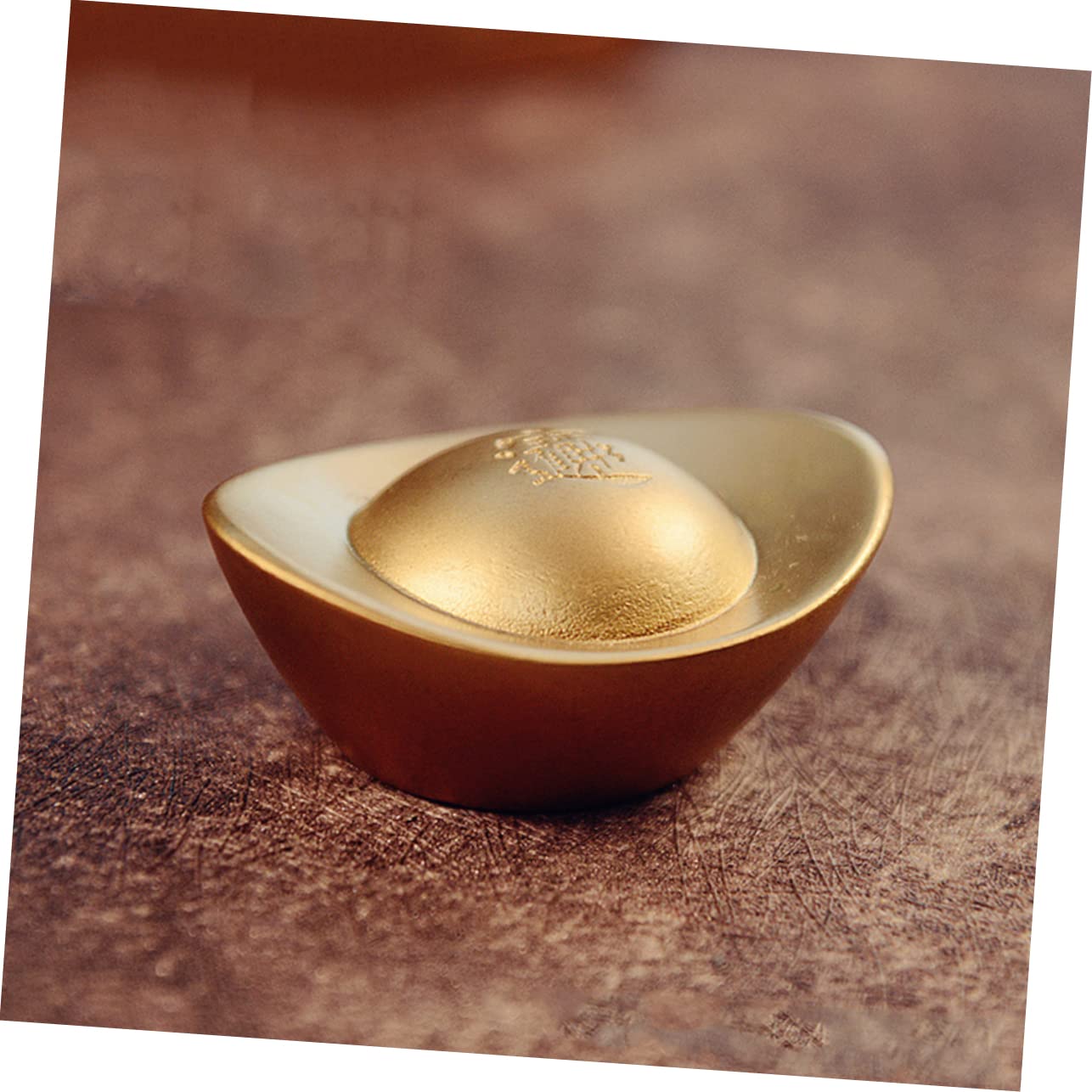 Amazon.co.jp: Luxshiny ミニ銅製元宝 風水財運飾り 家用インゴット