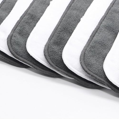 Miniatura 6 de Insertos de microfibra para pañales de tela (10 unidades, inserciones blancas y grises)