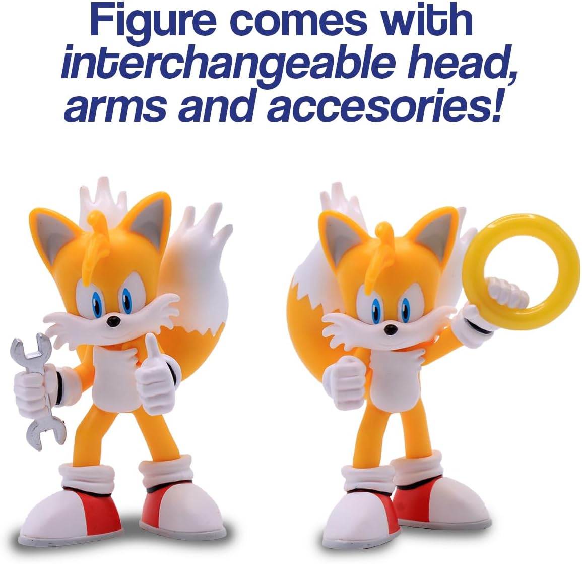 Just Toys LLC Sonic The Hedgehog Action Figures (Tails Series 3)