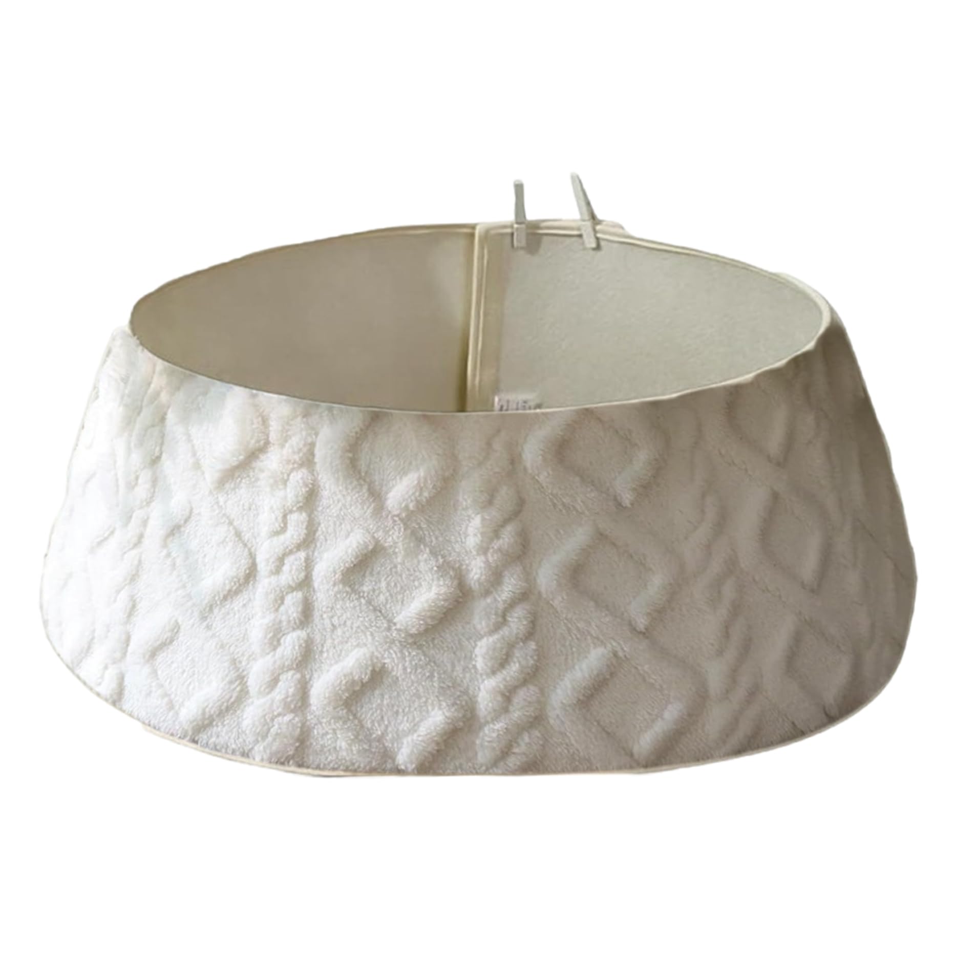 Panier d'arbre de Noël moelleux pour décoration de salon chaleureuse