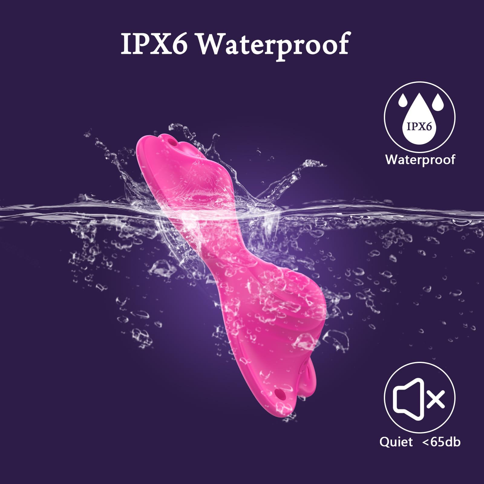 APP Remote Control Vibrator-Butterfly Novelties Clit Stimulator Sit and Ride Women Sex Toy with 9+9 Vibration Modes Dual Motor Clit Wearable Vibrator Adult Sex Toy for Female Pleasure Pink: rose pink