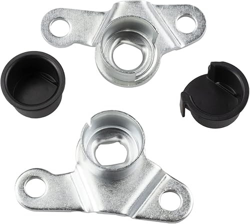 RLB-HILON Cuerpo de bisagra de portón trasero montado con bujes compatible con Nissan Frontier 2005 a 2018 Año, para 93471-ZP50A 93470-ZP50A