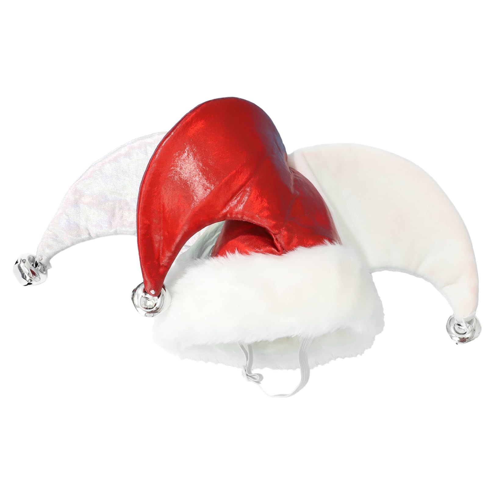 renvena Plush Pet Costume Hat Pet Dog Cat Fashionable Tops Funny Hat Headwear for Christmas Party Type A
