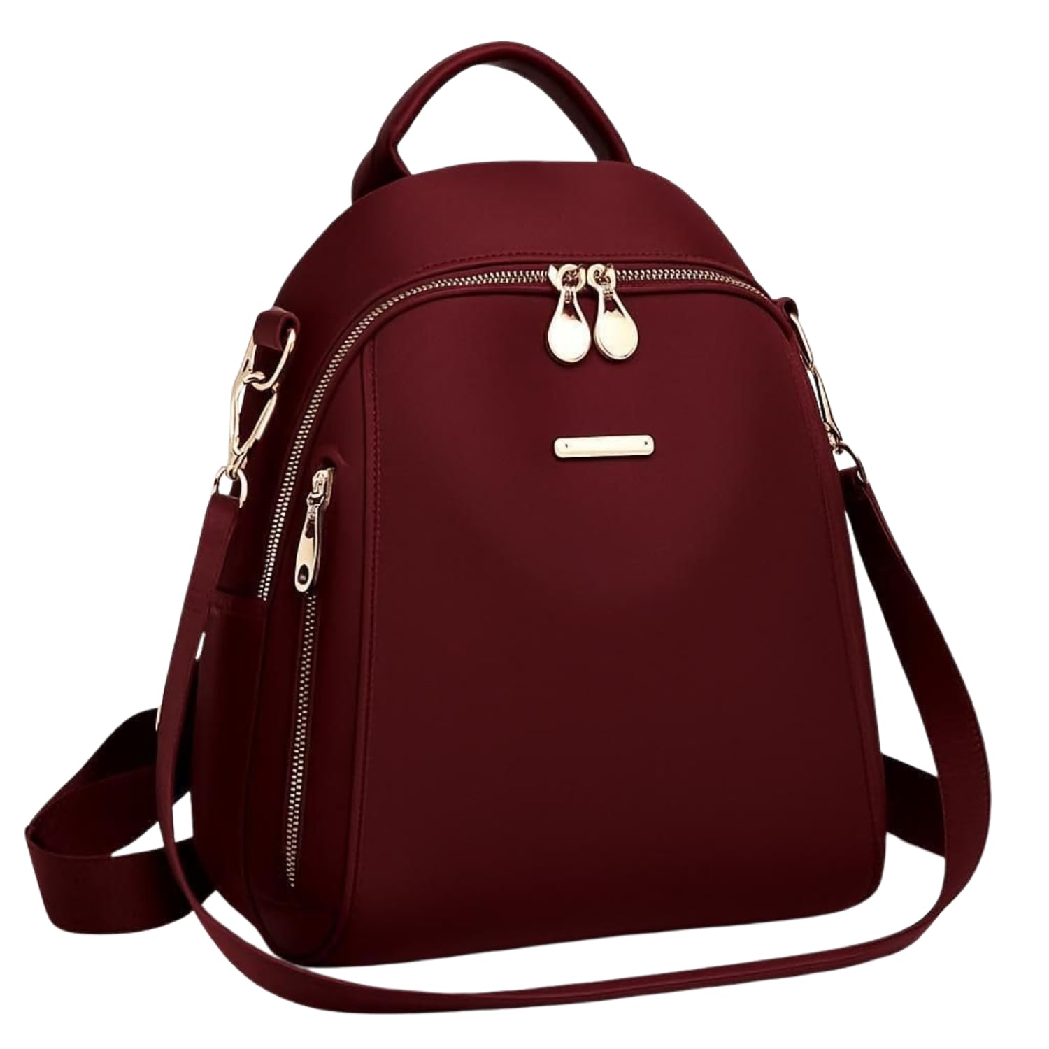 Stylish Women's Fashion Backpack Purses Multipurpose Design Handbags and Shoulder Bag (Maroon ...Multi Poakcet_BZ)-image-33