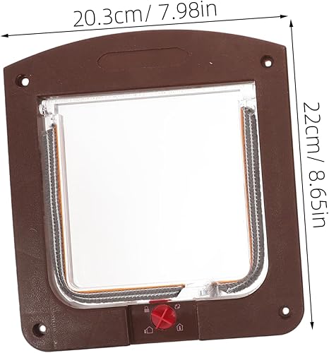 Miniatura 2 de Balacoo Puerta grande para perro, puerta de gato, puerta de bloqueo para puerta interior, accesorio para mascotas