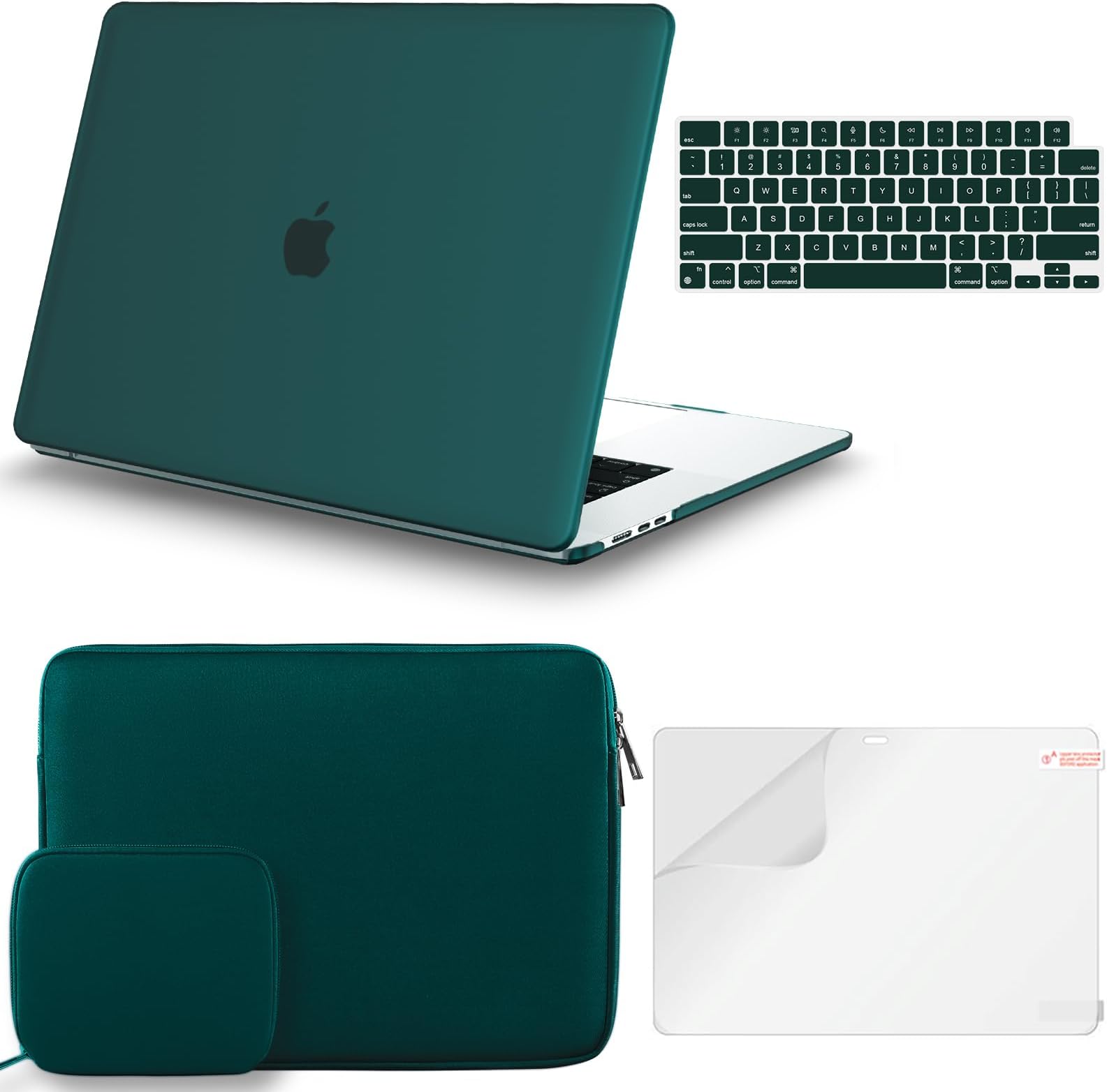 ICasso Schutzhülle Für MacBook Air 15 Zoll (2023-2025) – Hartschale Mit Displayschutz & Tastaturabdeckung