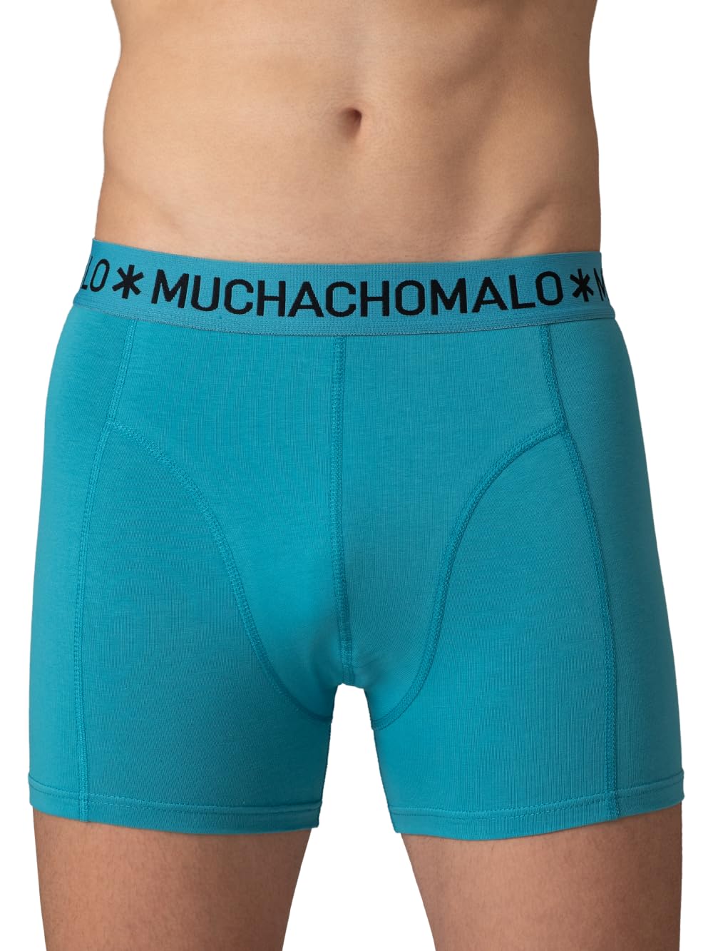 Muchachomalo Boxer da uomo in cotone intimo da uomo multipack da 3 pezzi boxer stampati taglio classico con elastico in vita