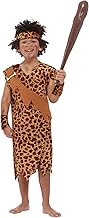 Boys Caveboy Prehistoric Stone Age Fancy Dress Kids Book Day Halloween Costume