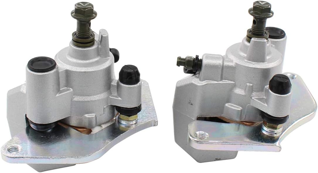 Pack of 2 Front Left & Right Brake Caliper w/Pads for Honda Rancher 420 TRX420 Foreman 500 TRX500 Foreman Rubicon 500 ATV
