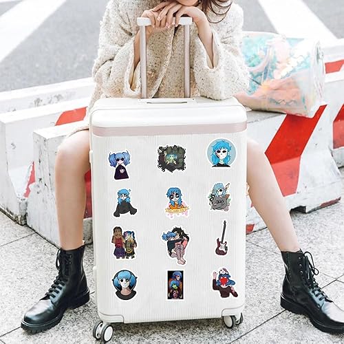 Miniatura 6 de 60 calcomanías impermeables para juegos de aventura de terror para niños, niñas, adolescentes, adultos, para cumpleaños, fiesta de Halloween,