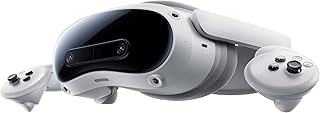 [PICO Official] PICO 4 Ultra 256GB | All-in-one VR Headset | Motion Tracker Compatible, VR Chat, MR, Lightweight Design, W...