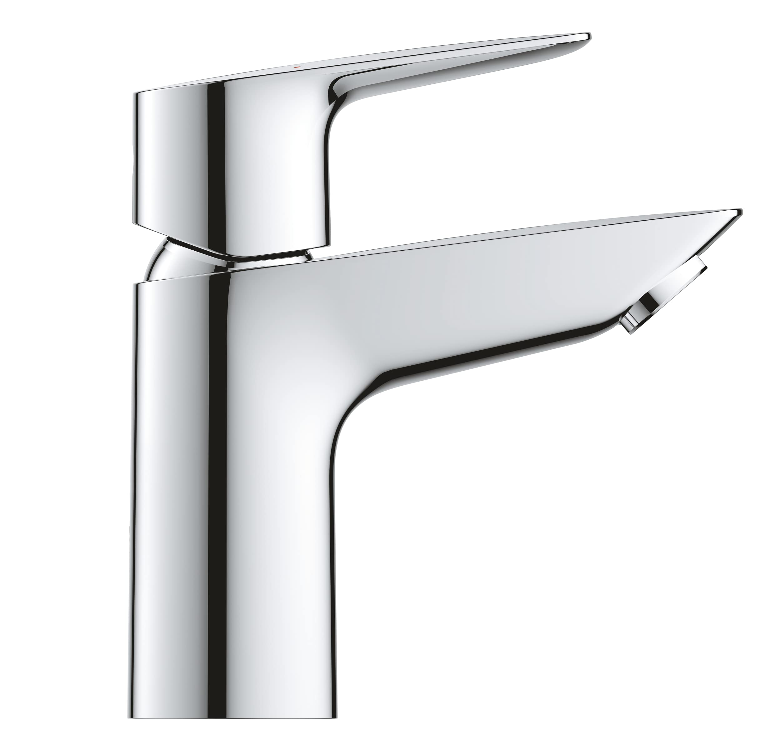 GROHE StartEdge - Einhand- Waschtischarmatur (wassersparend, schnelle Montage, mit Temperaturbegrenzer, flexibler Anschluss), chrom, 24199001
