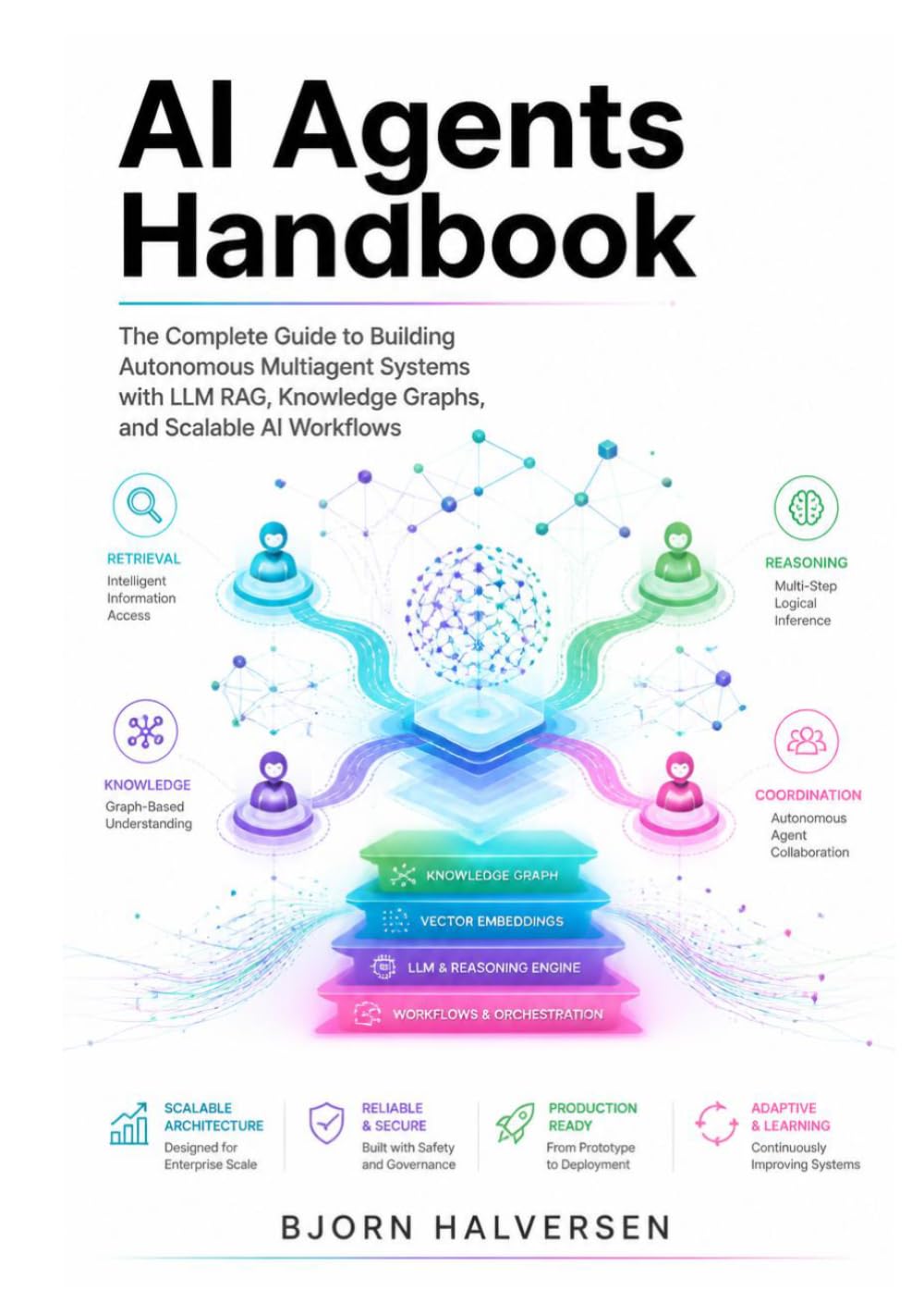 AI Agents Handbook: The Complete Guide to Building Autonomous Multiagent Systems with LLM RAG, Knowledge Graphs, and Scalable AI Workflows