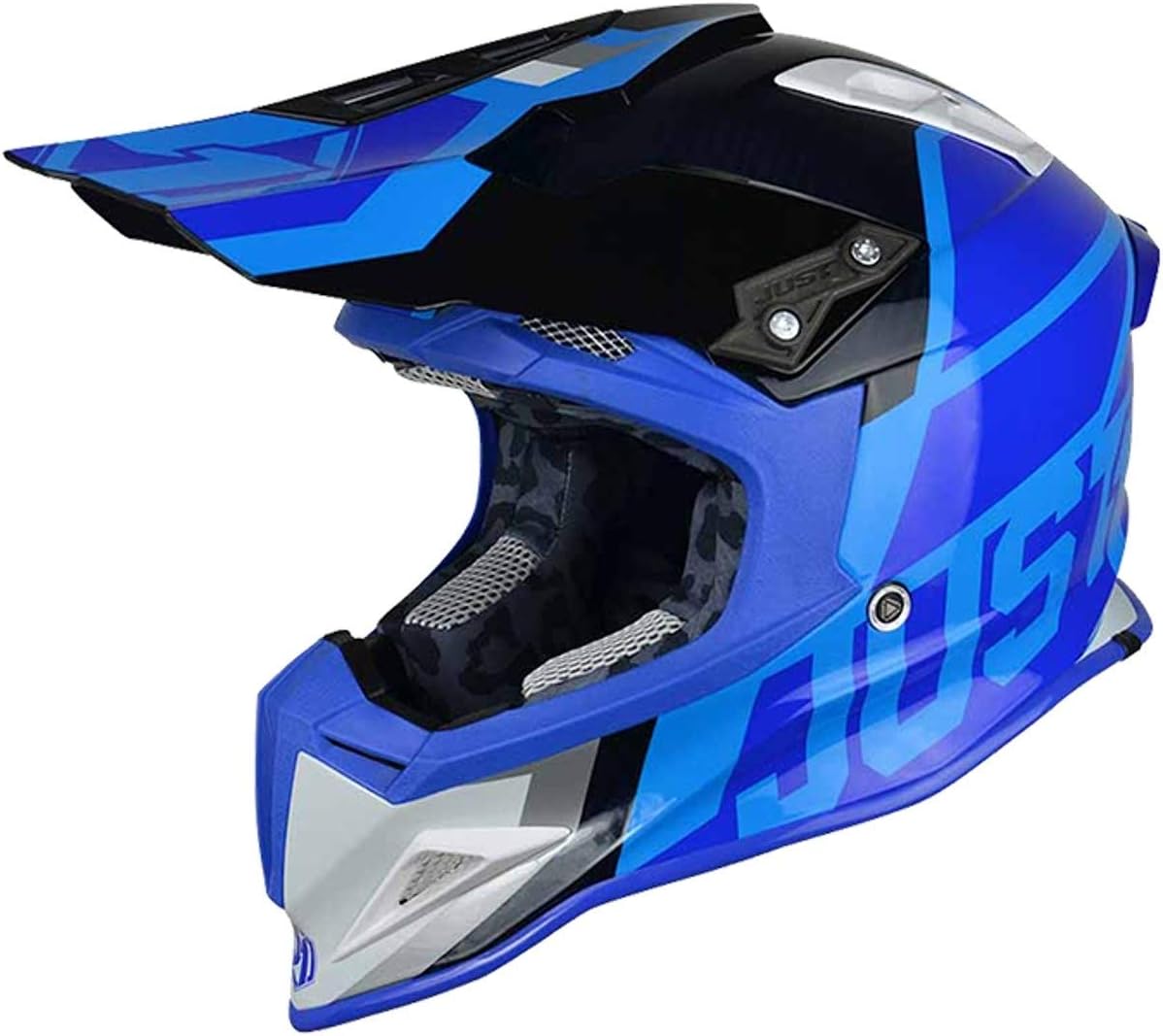 Casco Integral Casco Yamaha Azul Cascos De Moto Integrales