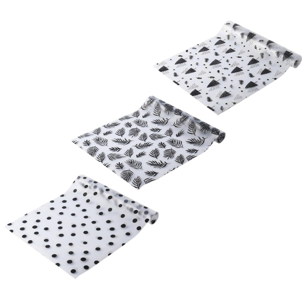 3 Almohadillas Cortables para Armario y Cajón de Cocina, Material Eva Blanco, Fácil de Limpiar y Mantener Frutas y Verduras en Buen Estado, Ideales para Estantes y Escritorios