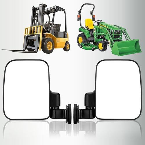 Espejos laterales de tractor magnéticos fuertes, aptos para tractores, montacargas, topadoras pequeñas, cortacésped, camiones elevadores, accesorios