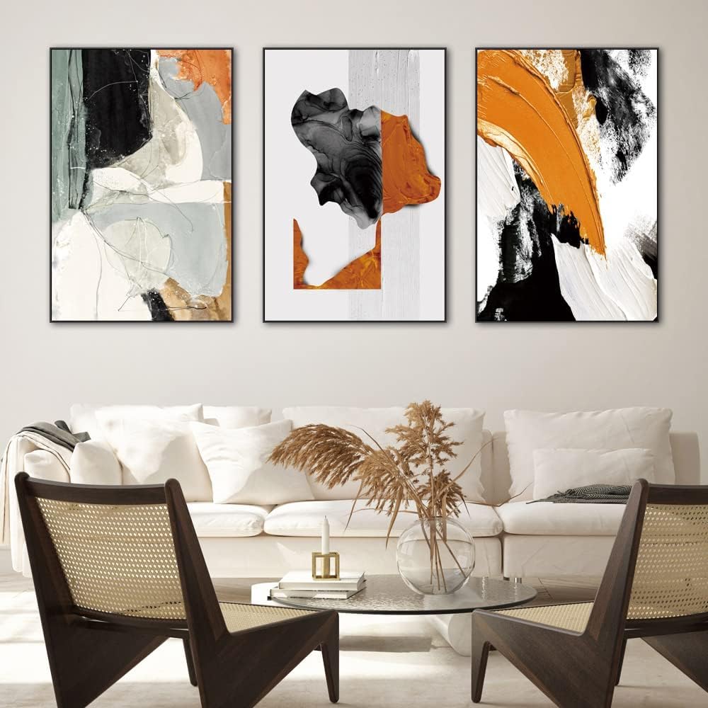 lianyibo Large Living Room Canvas Wall Art Aesthetic Abstract Graffiti Minimalist Wall Decor Modern Nature Art Posters Prints(50x70x3/Frameless)