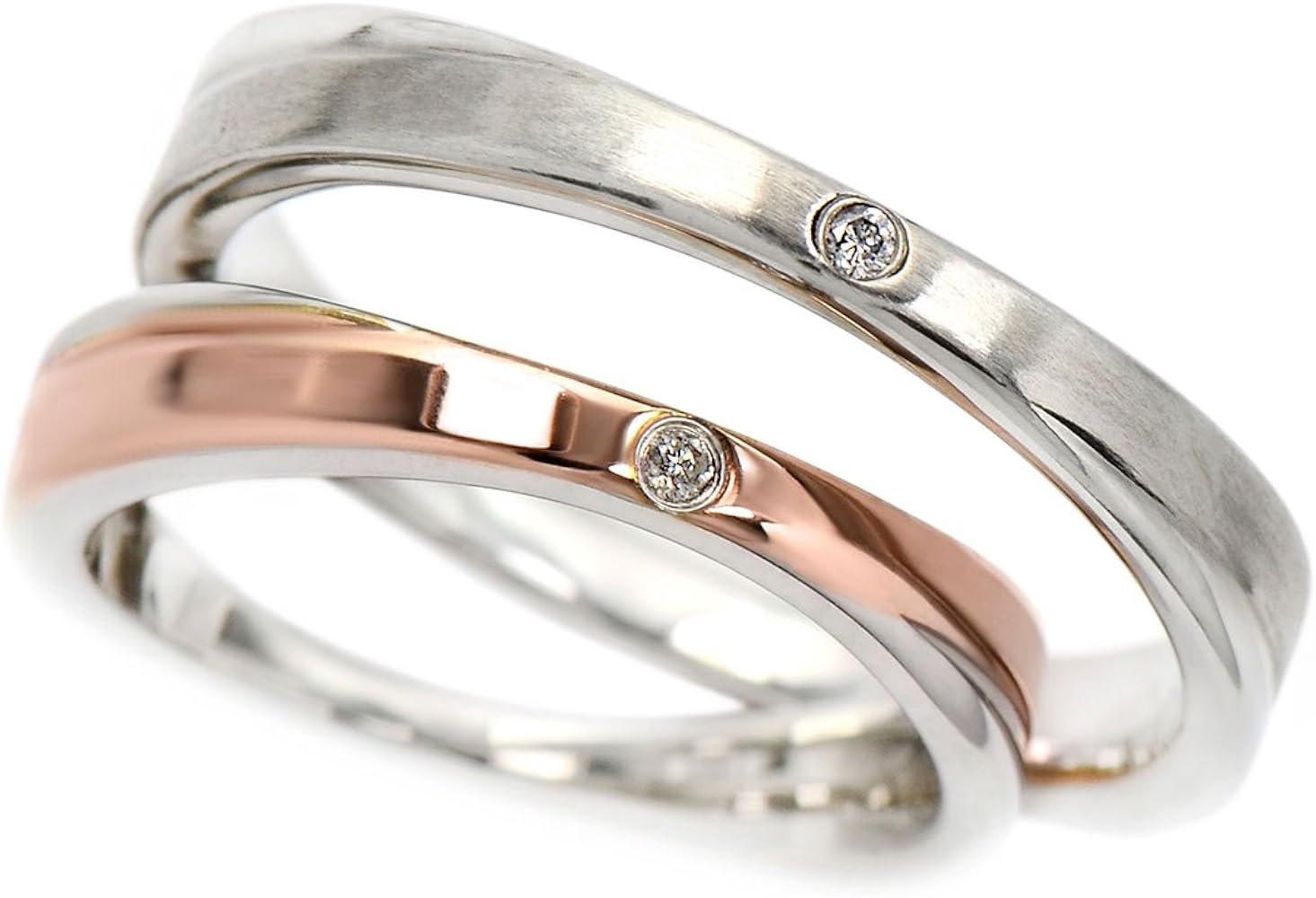 Amazon | 指輪 ペアリング 刻印 可能 サージカル ステンレス 天然