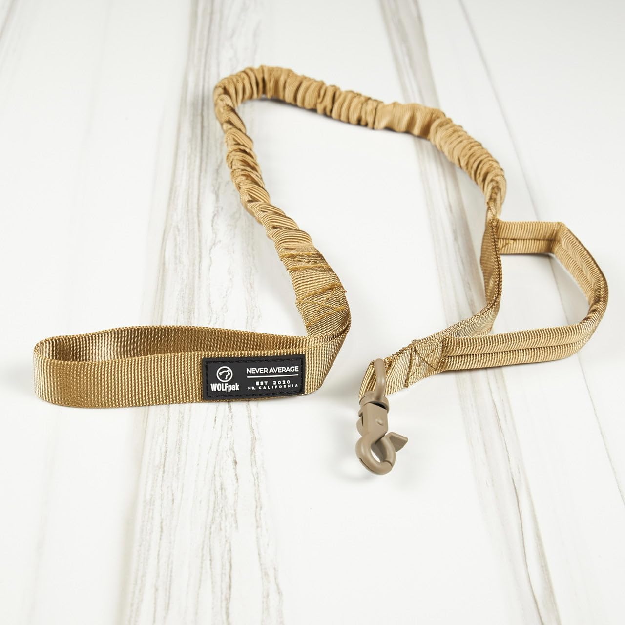 Tactical Nylon Leash (Khaki)