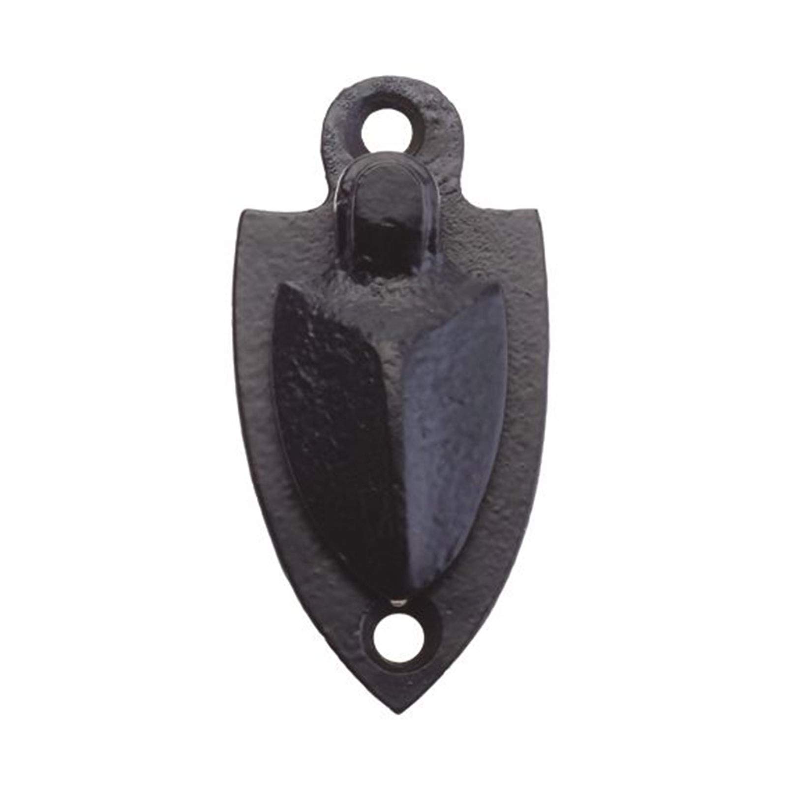 Zoo Hardware Black Sheild Escutcheon With Keyhole Cover - Antique
