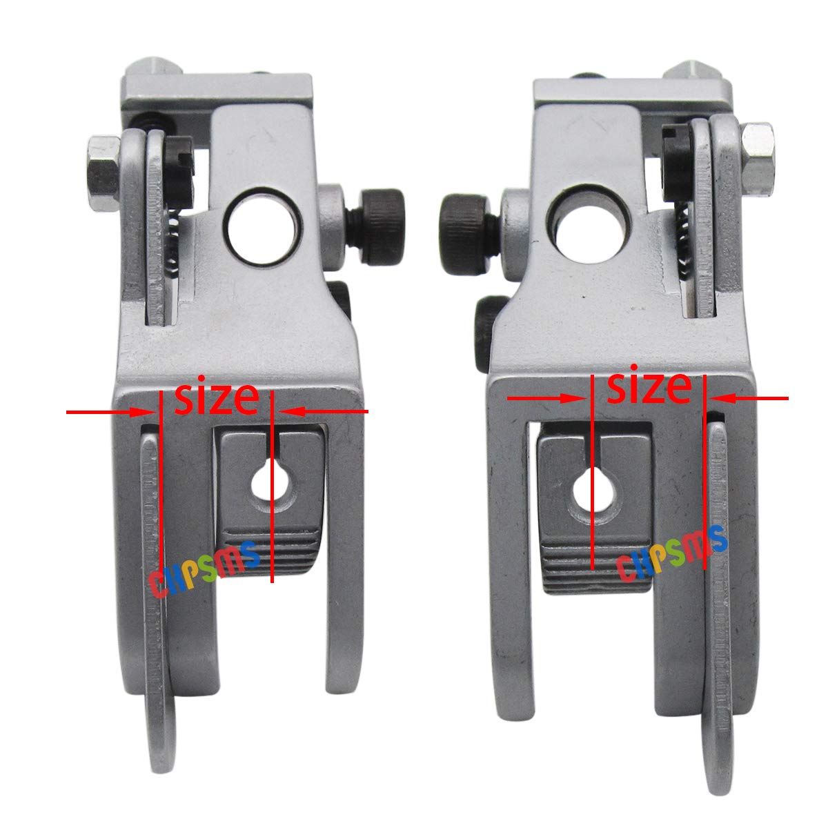 CKPSMS Marca -1SET #GCGR867 Guida Destra Piedino Compatibile con/Ricambio per JUKI Marca LU-1509 LU-1520 LU-2220 Durkopp Adler Marca 367 (guida destra-7 mm