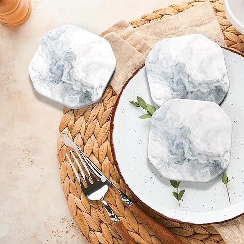 Miniatura 8 de UMIRRO Posavasos para decoración de mesa auxiliar, posavasos rústicos retro bohemios, tapetes absorbentes para mesa de madera, estilo mandala,