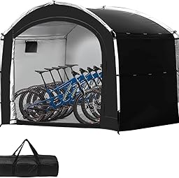 HoldOneLight Carpeta Impermeable para Bicicletas 210D Oxford PU4000, Refugio Portátil Exterior, Funda de Almacenamiento Multiusos para Bicicletas, Motos y Herramientas de Jardín