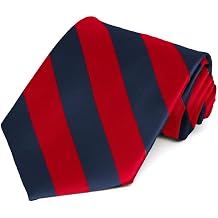 tiemart Mens Striped Tie Standard Length