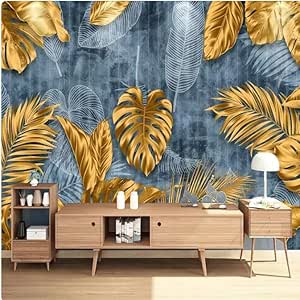 Aangepaste Behang 3D Hand Geschilderd Boom Wijnstok Groene Blad Muurschildering Woonkamer Slaapkamer Home Decor 430Cm (W) ×300Cm (H