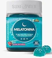 Melatonina - Melatonina Gummy - Melatonina em Goma 210mcg 60 gomas Sunflower