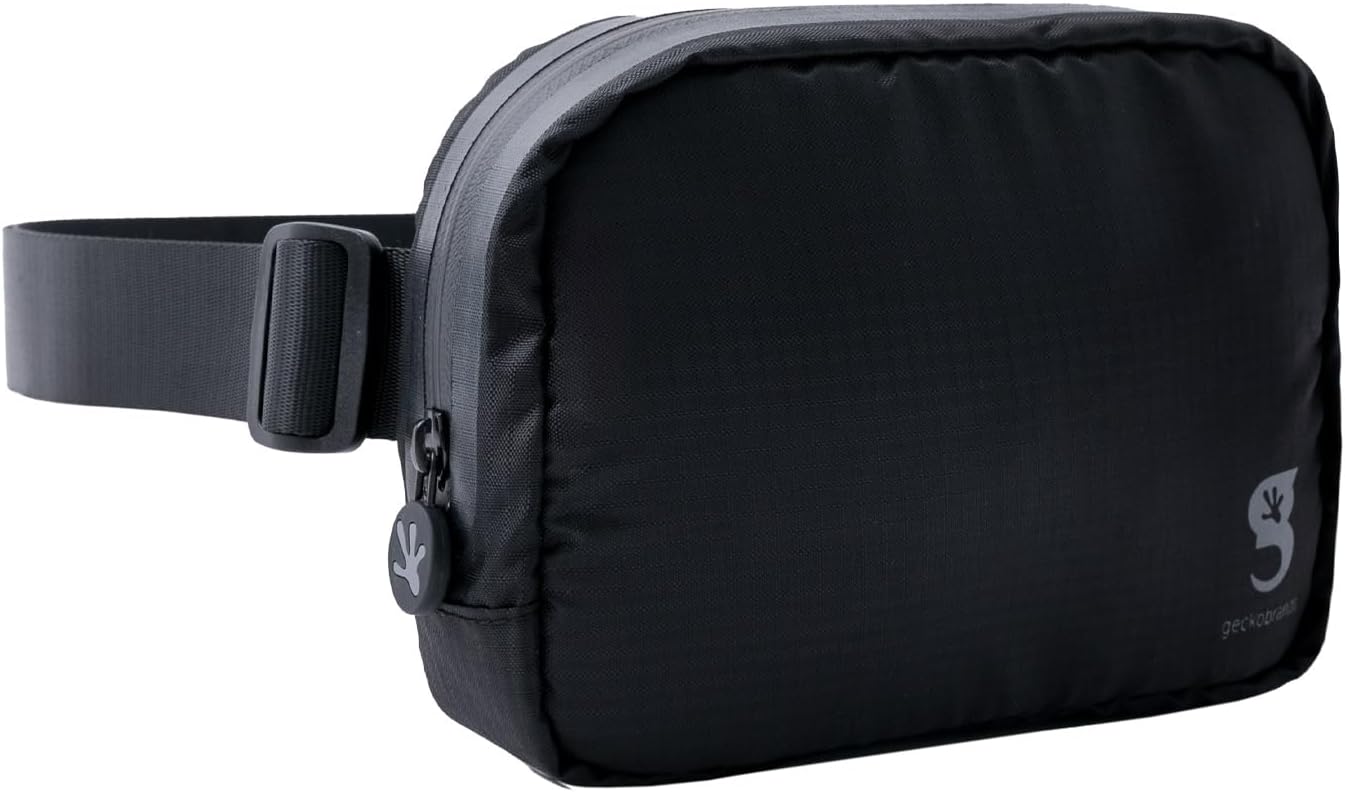 geckobrands Waterproof Belt Bag – Water-Resistant Gear Organizer with Phone Window & Adjustable Strap