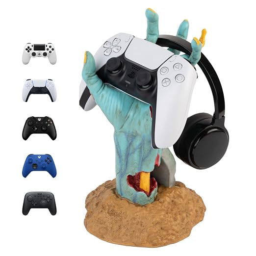OD: Kojima's New Horror Game Hides an Unprecedented Mechanism in Video Games 7 61e4TLeksyL. SX522 Grupo Erik Gaming Controller Holder One More Life | Controller Holder Figure | Headphone Stand & Controller | Gaming Accessories for Desk | Gamer Gifts | Halloween Decorations