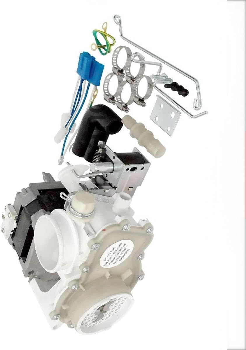 WD26X10004 Dishwasher Motor Pump Assembly - for GE Hotpoint Kenmore WD26X10007 GSD5500G00BB GSD4030Z02WW GSD4030Z02WW GSD5500G00WW GSD5940F00SS - Replacement parts for dishwasher pump