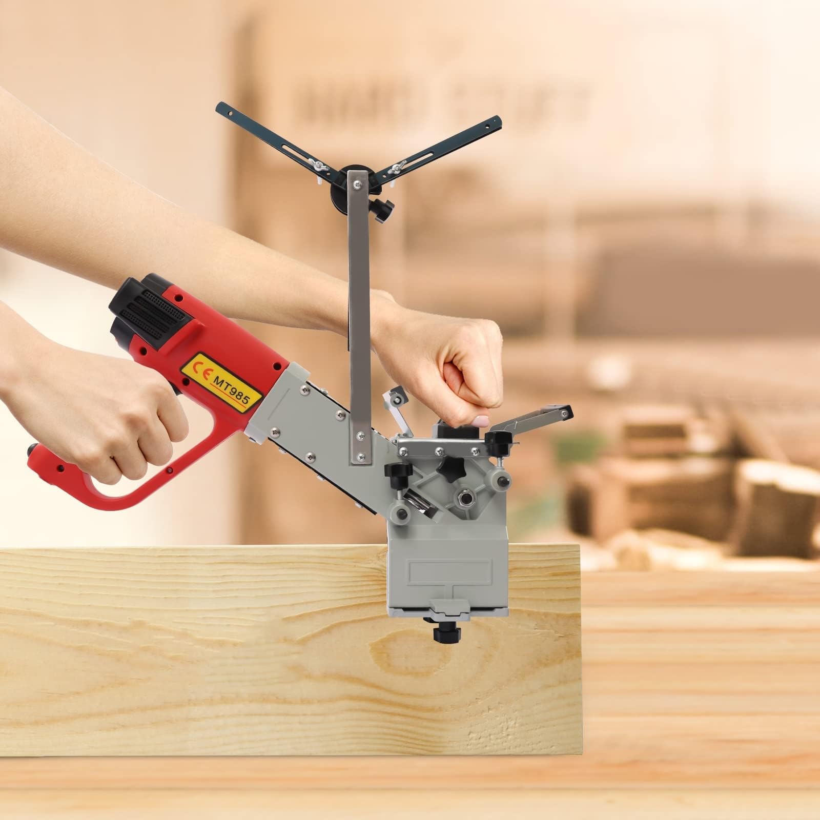 Bordatrice per bordi, strumento portatile per la lavorazione del legno con temperatura regolabile per fai da te, fabbrica e cantiere in legno bordatura